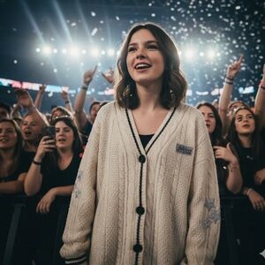 Taylor Swift Folklore Album Cardigan SZ XL/2XL